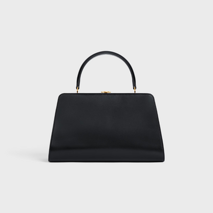 CELINE ANTOINETTE MITTELGROSSE TASCHE AUS SATINIERTEM KALBSLEDER – NATURFARBEN