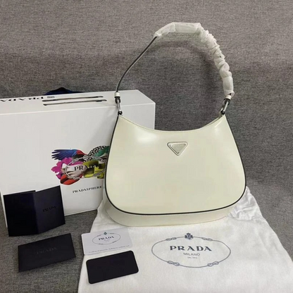 PRADA CLEO SCHULTERTASCHE AUS GEBÜRSTETEM LEDER
